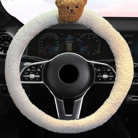 

Practical Car Steering Wheel Cover Comfortable Grip Super Soft Keep Warm