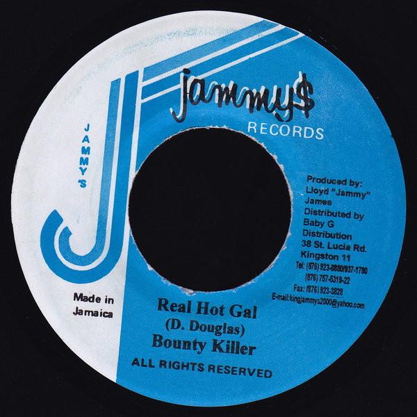 

7-дюймовая пластинка BOUNTY KILLER - Real Hot Gal NONE Jammy s Records 2003 Ямайка Регги, Ска и Даб Б/У