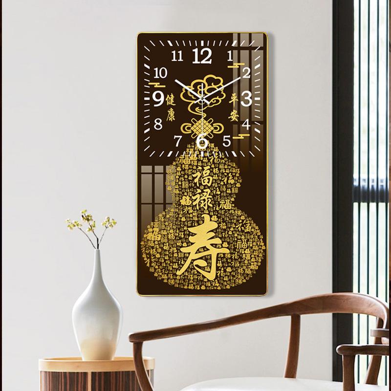 

Прямоугольные хрустальные фарфоровые часы Гостиная Кабинет Настенные часы Скандинавские настенные часы Домашняя мода Простые бесшумные часы Креативные часы F03