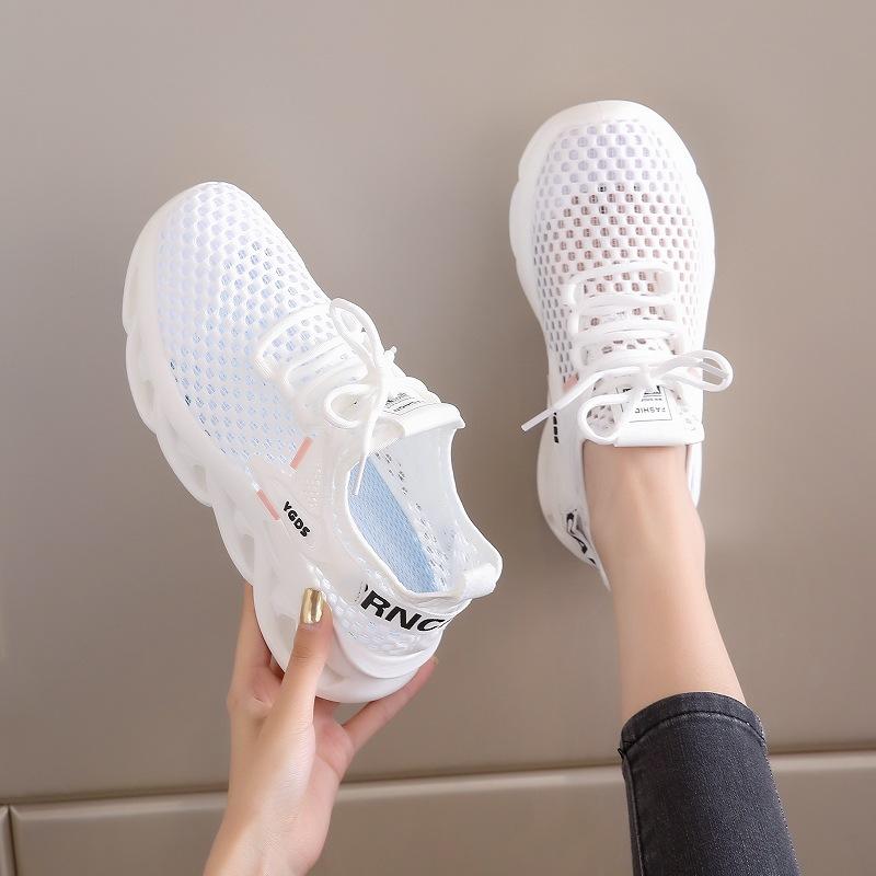 Summer New Breathable Deodorant Hole Shoes Women's Non-slip Wear-resistant Sports Shoes Soft Sole Lightweight Running Shoes Versatile Women's Shoes