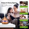 300ml Humidifier Electric Aroma Air Diffuser Wood Ultrasonic Air Humidifier Essential Oil Aromatherapy Cool Mist Maker For Home