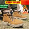 Safety Shoes, Four Season Labor Protection Shoes, Anti Smashing and Anti Piercing, Comfortable and Protective Safety Shoes
