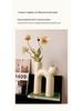 Nordic Cat Flower Vase Ornament - Cute Cream Style Decoration for Floral Arrangements