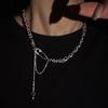 Necklace women' new fahion peronalized p pendant niche high-end weater cha veratile imple collarbone cha