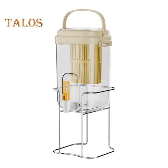 

Диспенсер для воды с краном, летний кувшин для сока без бисфенола А, для холодильника, 5 л, герметичный, для заваривания холодного чая и фруктов, кувшин, большая емкость для напитков C жёлтый