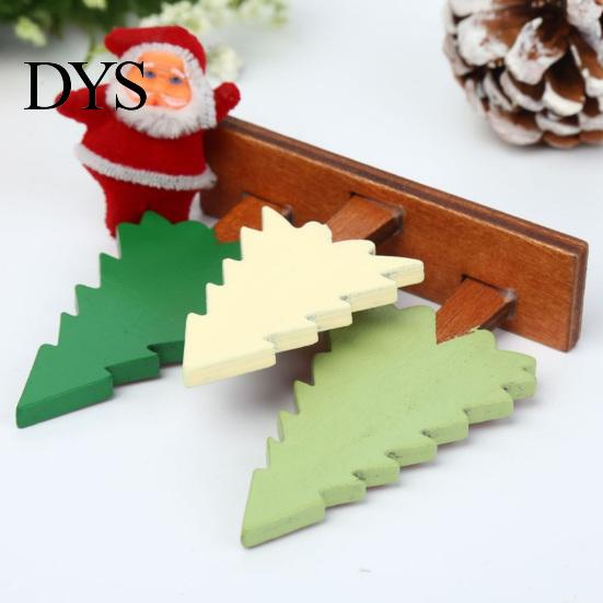 Christmas Tree Table Sign Wooden Sign, 3 Colors Pine with Theme Home Decor Base, Rustic Xmas Desktop Decoration for Holiday Party Handcrafted