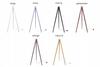 FLOOR LAMP TRIPOD WOODEN LAMPSHADE 45CM CAKE