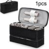 1pcs Double-Layer Hair Dryer Case Portable Waterproof Hair Curler Bag Large Capacity for Shark Flexstyle