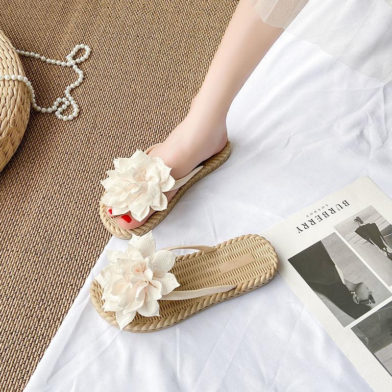 Пляжные сандалии женские тапочки шикарные элегантные модные туфли с бантом на платформе — фото 5