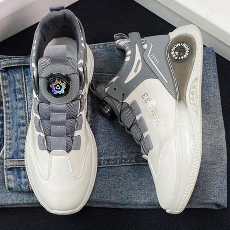 Fashion Men's Sneakers 2024 New Trend Designer Casual Shoes for Men Rotating Buckle High Top Platform Basketball Shoes Tenis Masculino
