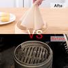 BEAUTY PLAYER Steaming Cloths, 24cm, 10 Sheets, for Steamers, No Fluorescent Brighteners, Non-Fluorescent Bleached, 100% Cotton, Suitable for Steamers