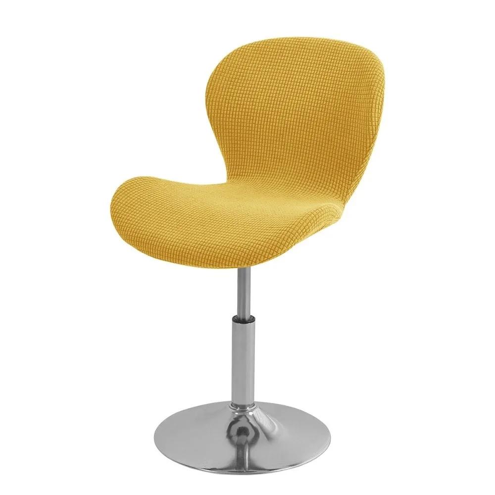 Elastische Stretch Tresenhocker-Abdeckung Staubdicht Einfarbige Stuhlbezüge Waschbare Jacquard-Stuhlbezüge