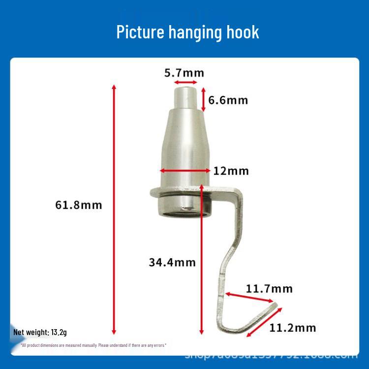 Steel Wire Rope Safety Lock Hook - Secure Picture Hanging & Marine Accessories
