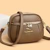 Women's Crossbody Bag Fashion Versatile Square Bag Soft PU Leather Large Capacity Shoulder Bag Simple Elegant Women's Handbag