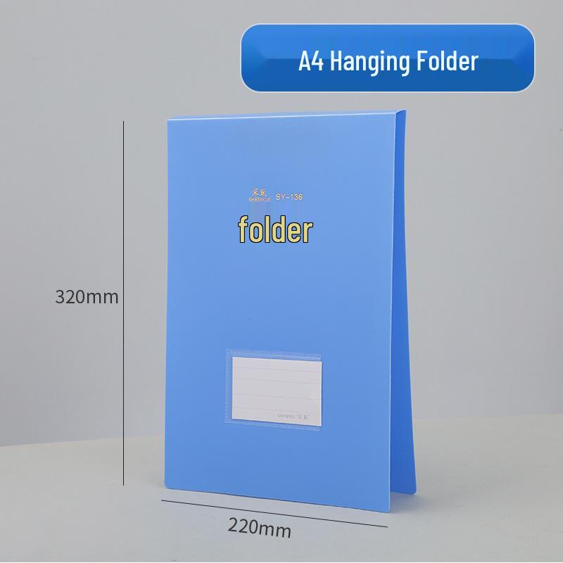 Vertical A4 Hanging Folder & Document Clip Holder Wall-Mount File Organizer.