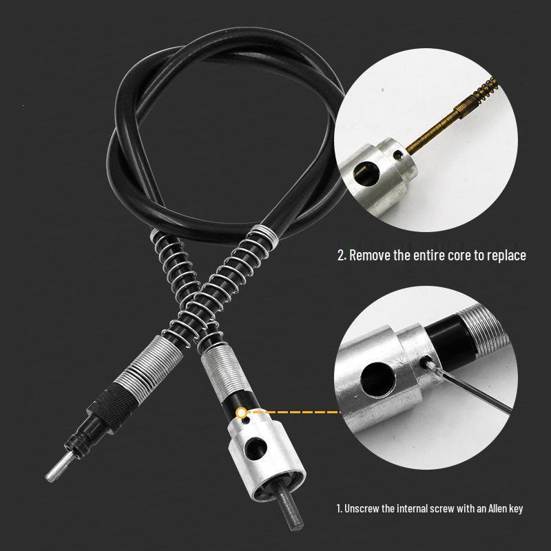 Electric Woodworking Carving Knife Adapter for Engraving & Lettering Chisels with Flexible Shaft