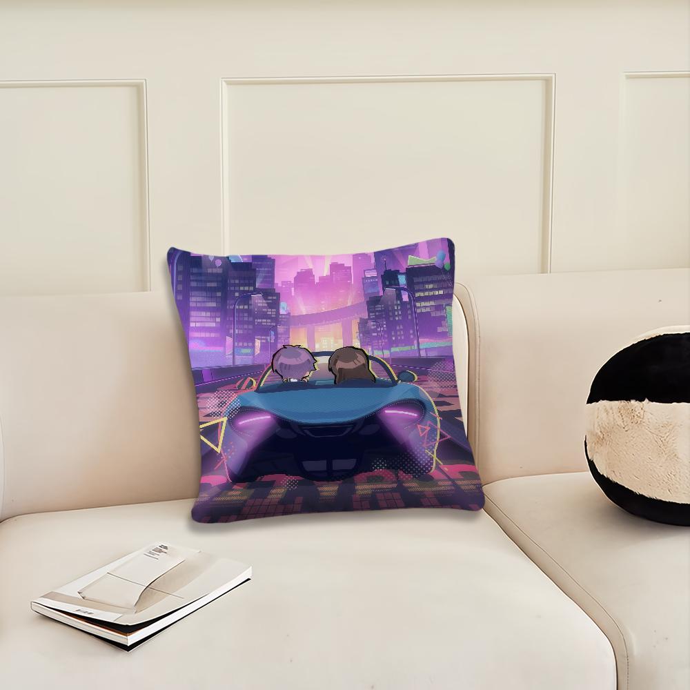 Love and Deepspace Game F Cushion Cover Pillow Cover Decoration Room Home Sofa Living Office Car Nordic Simplicity