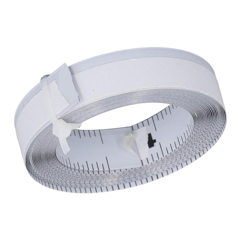 12FT Self Adhesive Measuring Tape Carbon Steel Reverse Direction Workbench Ruler For Home Improvement And DIY Projects