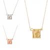 Stainless Steel Photo Frame Necklace Retractable Photo Album Necklace Camera Photo Pendant  Jewelry