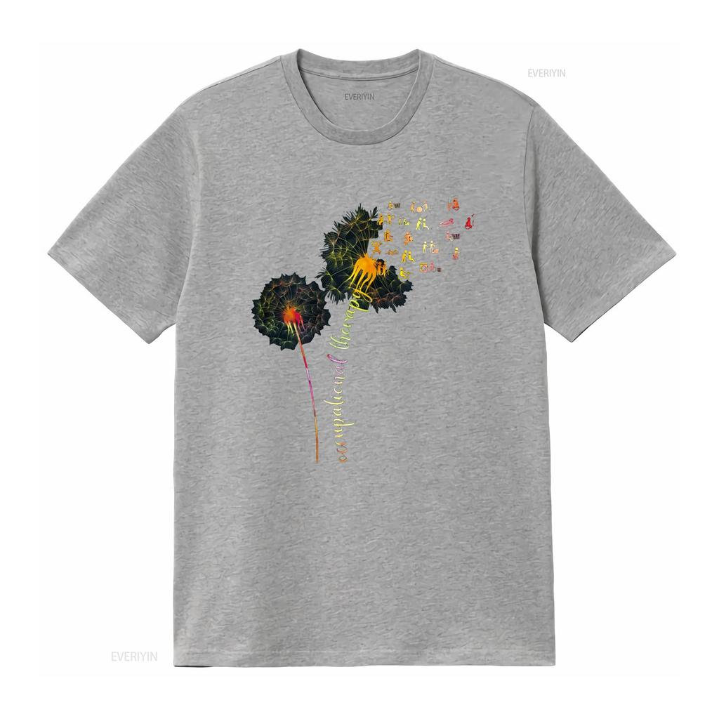 Flower Occupational Therapy Costume OT Therapist T Shirt Vintage Washed Versatile Casual Soft Stylish Unisex Designer Clothes