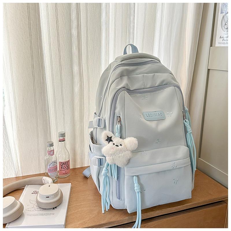 High Value, Fresh and Sweet, Candy-colored Butterfly Backpack, Light Backpack for Junior High School Students