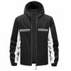 Men'S Loose Jacket Fashionable Multi Pocket Hooded Jacket