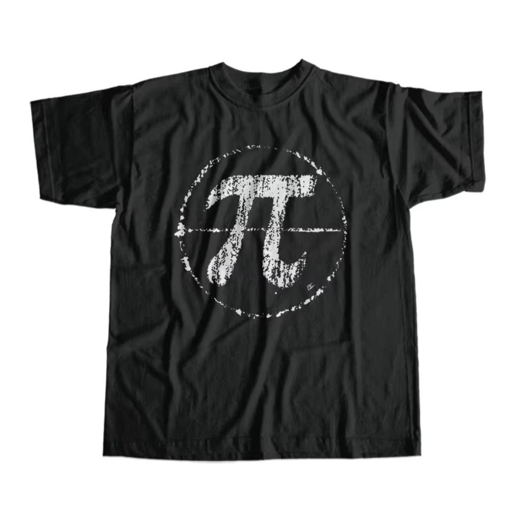 

THE COOLMIND funny pai print men T shirt casual funny men tshirt o-neck t-shirt men tee shirts tops XXXXXL чёрный