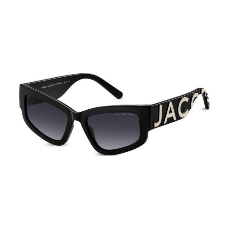 Marc Jacobs The Bold Logo Brand Design Cellulose Cat Eye Sunglasses Women s Black MARC796S чёрный