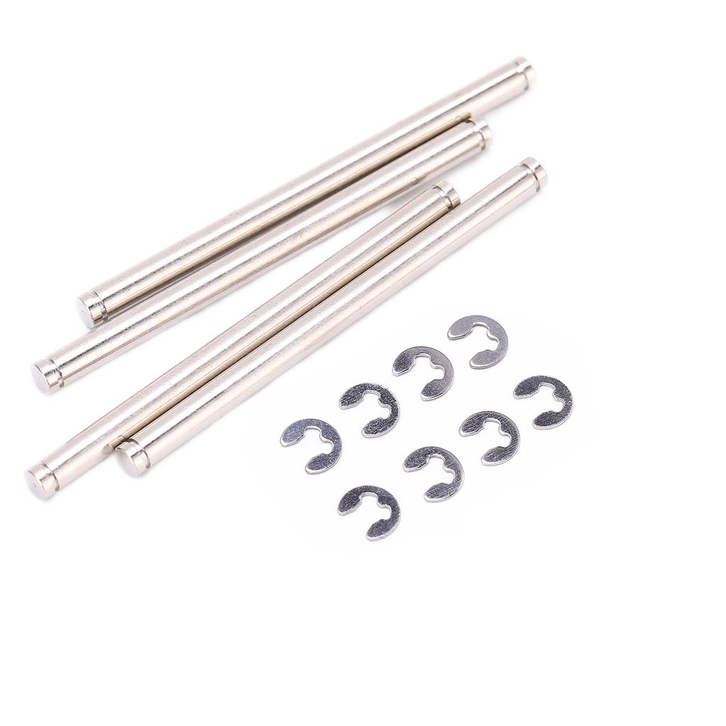 4pcs Stainless Steel Suspension Pins 48mm with E Clips for Traxxas Slash 2WD 1/10 RC Car