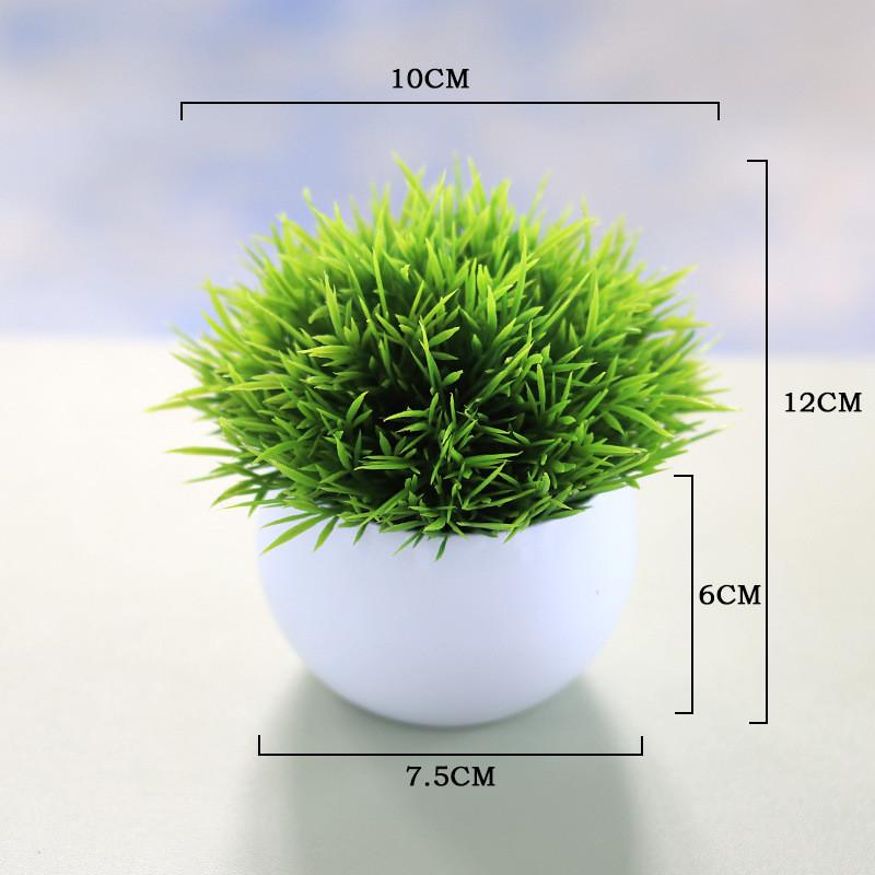 

Птерис многораздельный Пуар Искусственный Цветочный Шар Маленькое Комнатное Растение в Горшке Для Декора Гостиной Комнаты Green