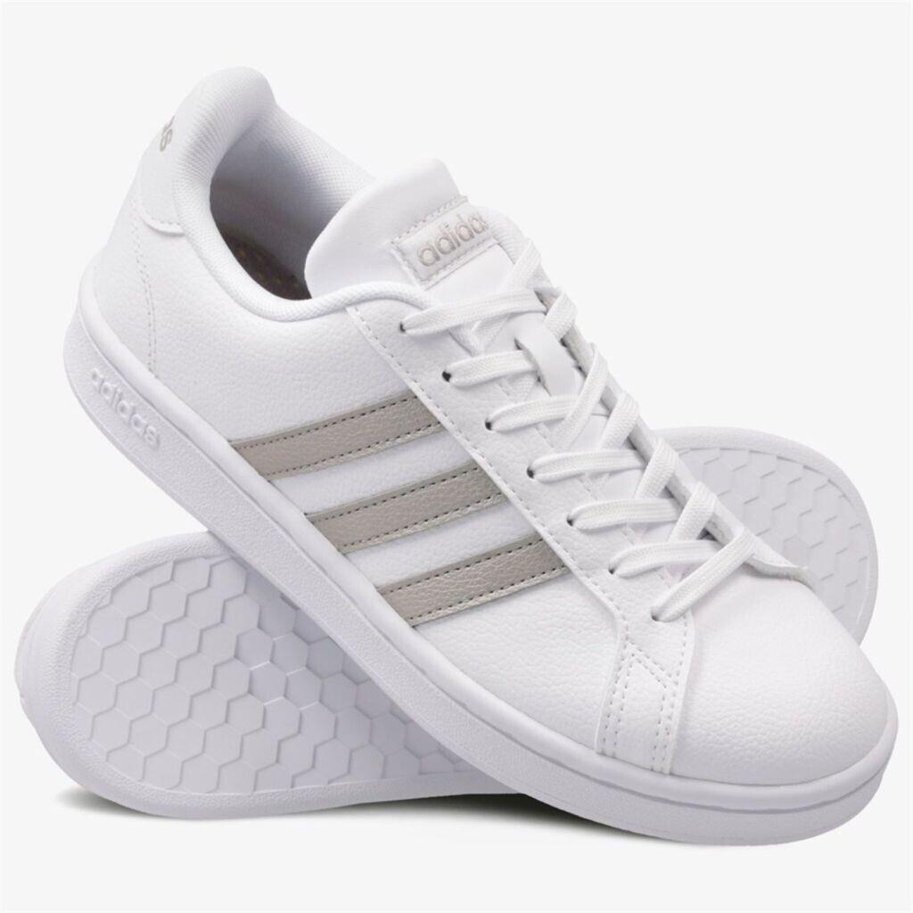 Кроссовки Adidas Grand Court Women ftwr white/platin met./ftwr white