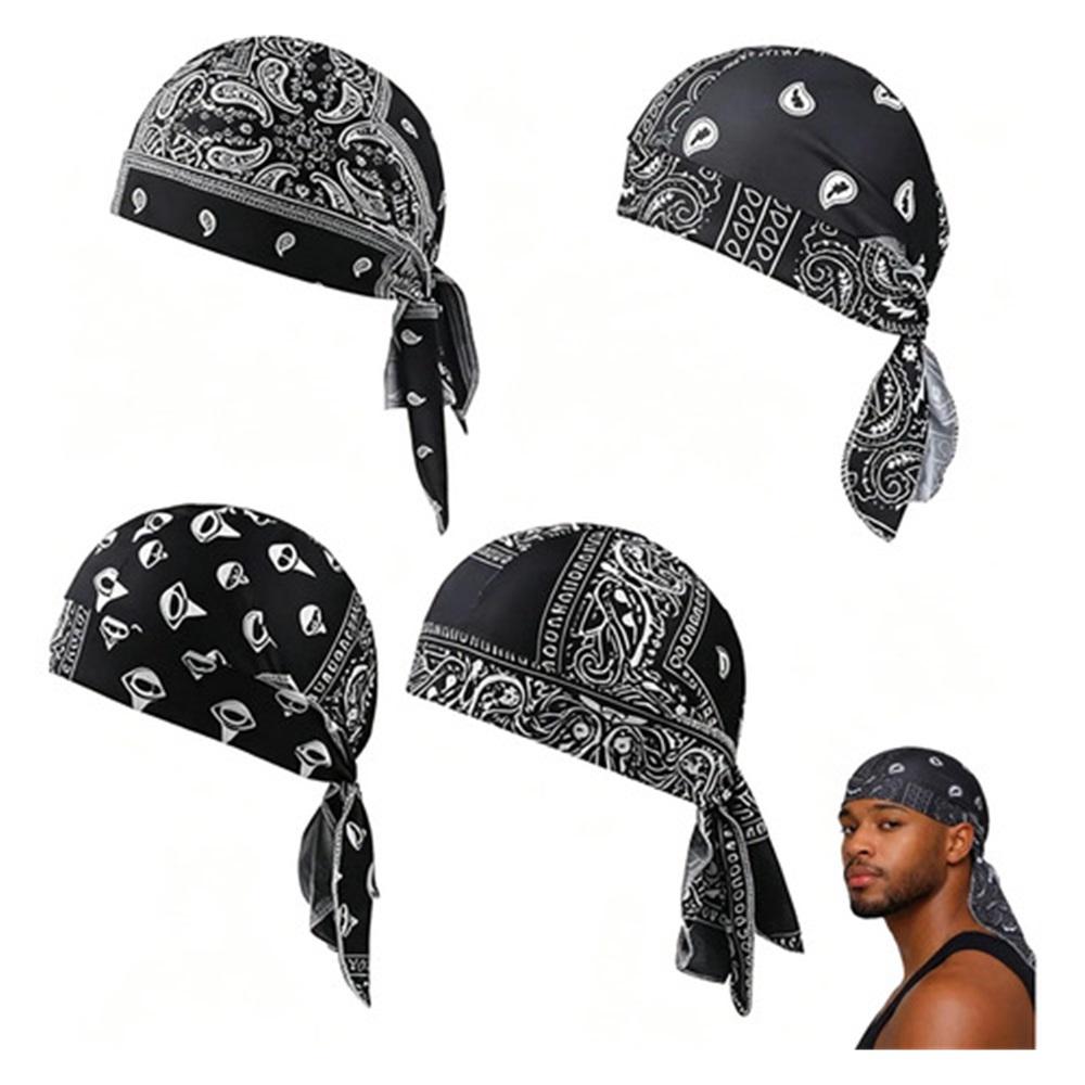 Paisley Cooling Headscarf Cap Set, Bandana