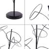 Baseball Cap Rack with 5 Round Standing Hooks Stable Base Hat Display Holder