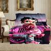 1pc Cozy Print Blanket, Betty Boop Blanket Appropriate for Home Picnic and Travel Adventures