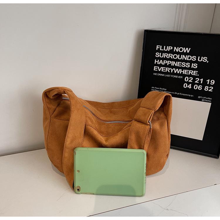High-End Versatile Crossbody Shoulder Tote - Large Capacity, Commute-Friendly, Lazy Style