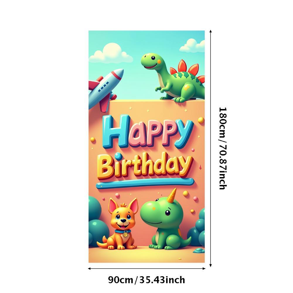 

Durable Birthday backdrop Entertaining Colorful Vibrant Background Creative Party decorations for Indoor