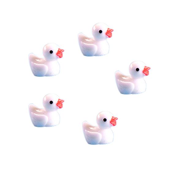 5Pcs Resin Duck Model Ornament Miniature Garden Succulent Bonsai Dollhouse Decor
