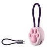Cat Paws Data Cable Winder TYPE-C To TYPE-C Cable Fast Charging Cable Storage Pendant 240W Max 480Mbps Magnetic Attraction