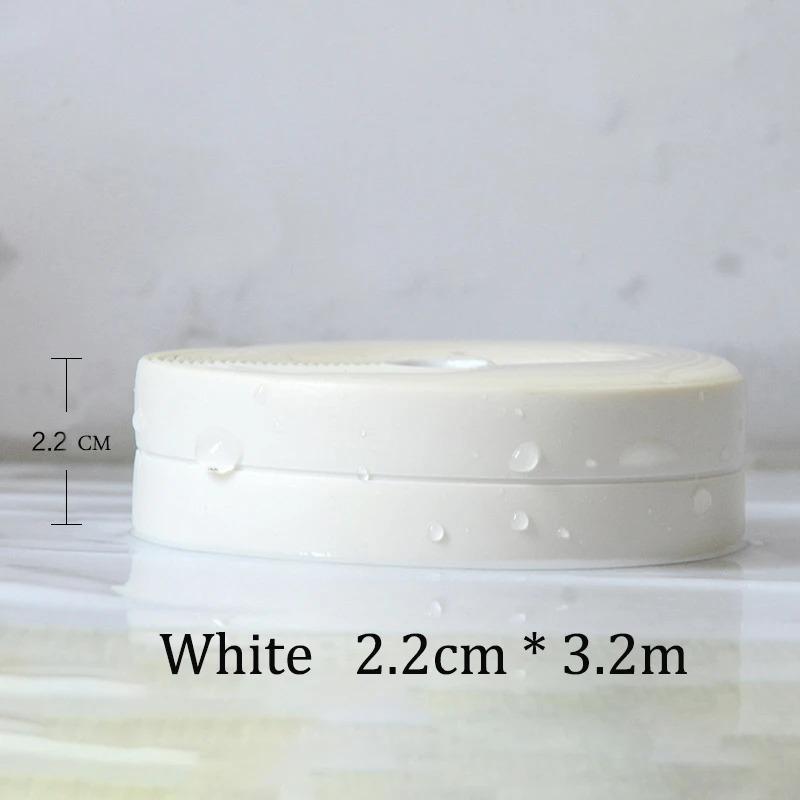 PVC Material Sink Crack Strip Kitchen Bathroom Bathtub Corner Sealing Tape Waterproof and Mildew Proof Adhesive Sealing Tape
