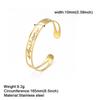 Lemegeton Fashion Custom Name Bracelet Bangle Stainless Steel Personalized Bracelet For Women Jewelry Valentins Day Gift