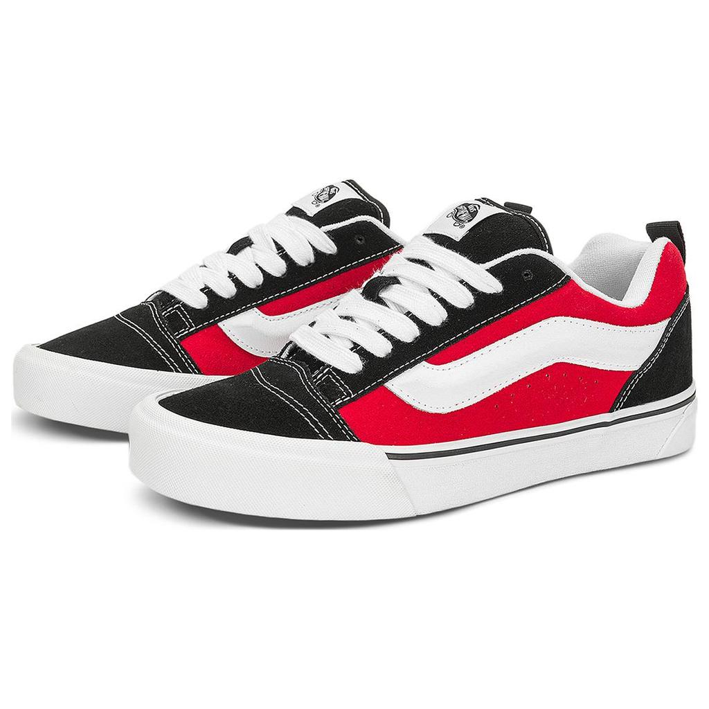 New Vans Knu Skool Black Red VN0009QC6RT