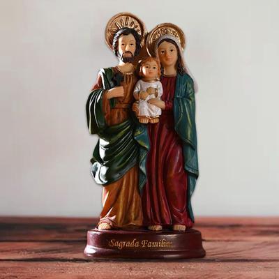 Holy Family Mary Joseph Religious Figurine Decoration, 5.5"
