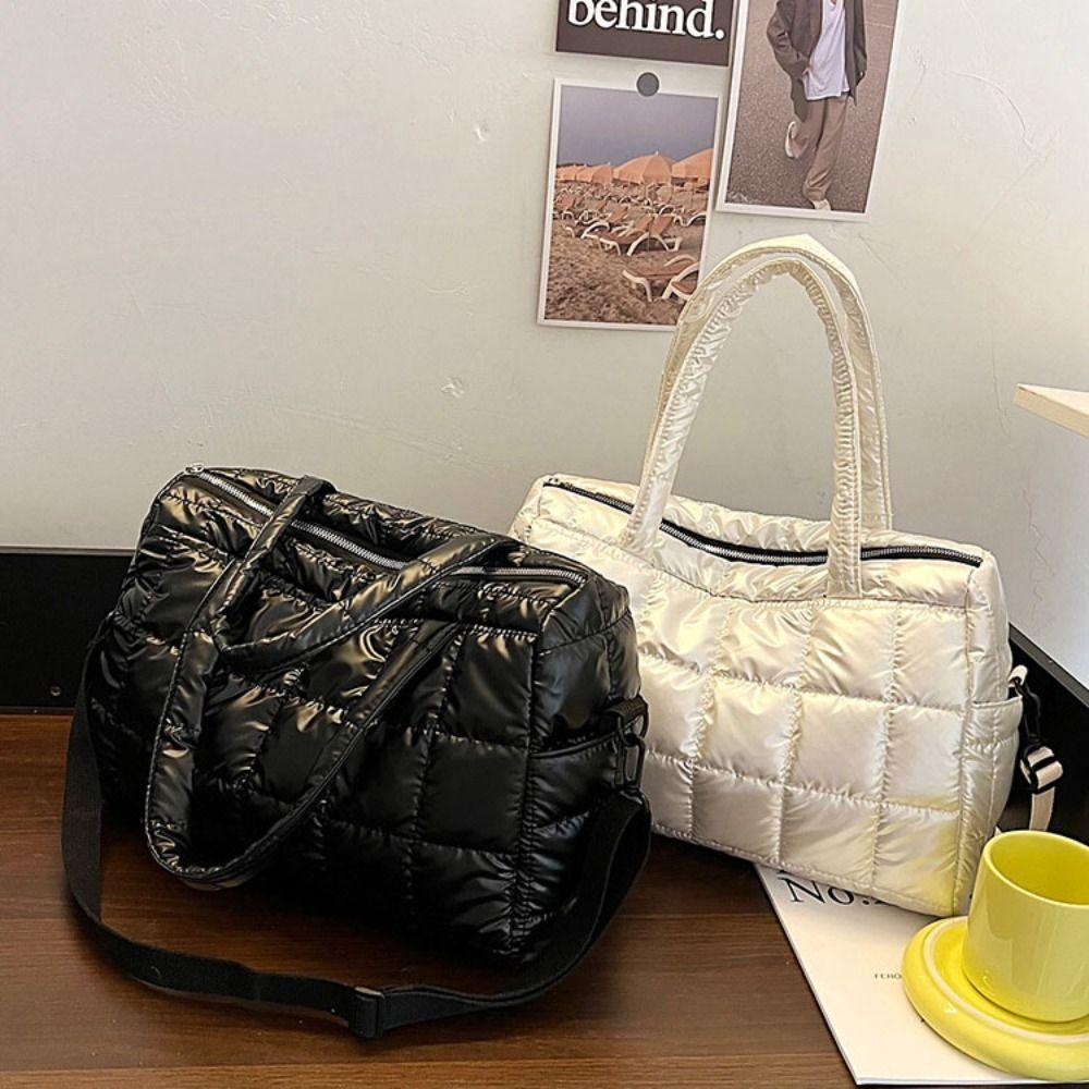 Large Capacity Cloud Crossbody Bag Shoulder Bag Nylon Handbag Office Worker