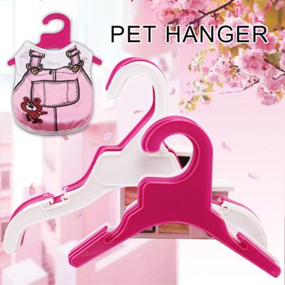 10Pcs Plastic Dog Puppy Cat Clothes Hanger Rack Storage Organizer Pet Supplies