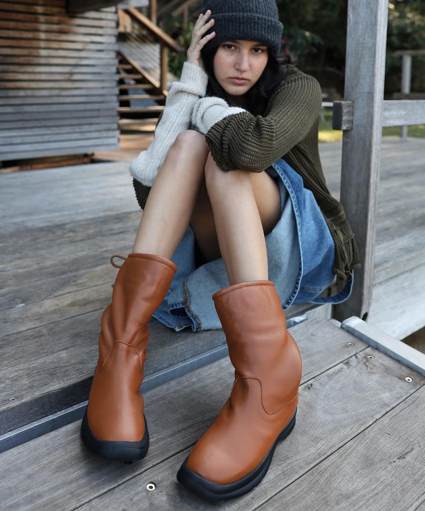Moodnight Mild Mild Lamb Shearling Comfort Outsole Mid-Shoes - 2 Colors