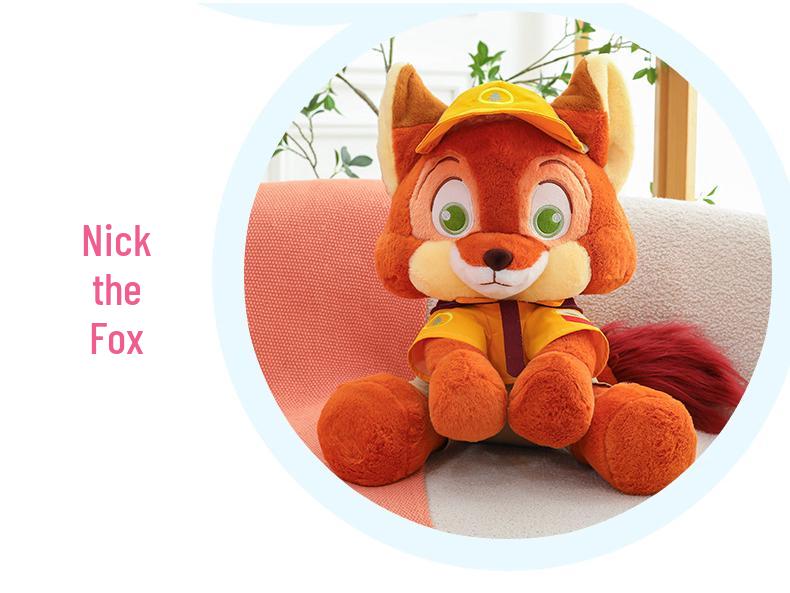 Zootopia Nick Fox & Judy Rabbit Plush Pillow Doll Set