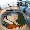 Billie Eilish Round Area Rug,Carpet Rug for Living Room Bedroom Sofa Playroom Decor,Non-slip Floor Mat