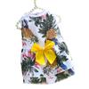 Hawaiian Style Bow Dog Skirt for Small Medium Dogs Soft Breathable Clothes Pet Cat Vest Chihuahua Yorkies Outfit Pet Supplies