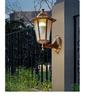 Retro Hexagonal Antique Bronze Waterproof Outdoor Wall Light for Balcony, Corridor, Garden, Villa