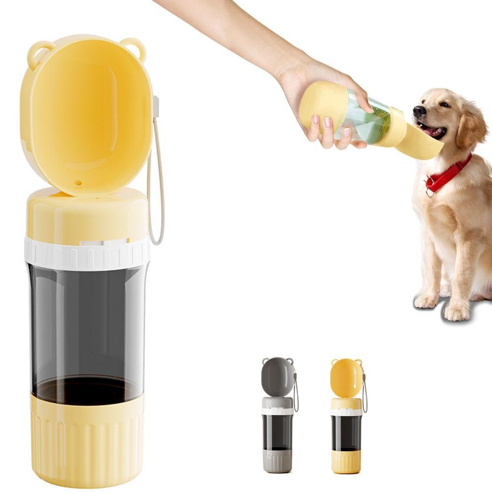 With Food Container Dog Outdoor Water Cup 2-in-1 Pet Feeder  for Pet Walking,Hiking,Travel